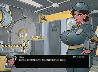 Caught in 69! Huge Tits!