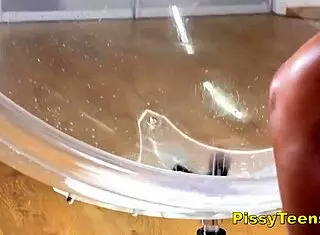 Nasty Black Minx Jasmin Webb Plays Solo with Dildo and Squirts