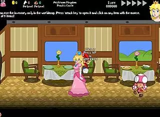 Peach's Untold Tale: Train Scene Explodes with Big Tits Action!