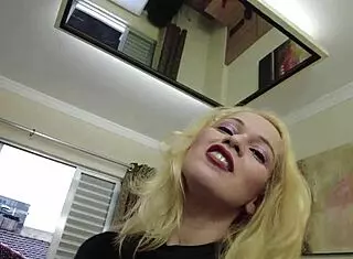 Blonde Woman Receives Anal Attention