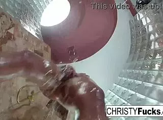 hot shower bts fun with christy dahlia and ivan 😏