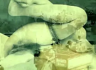 Vintage Granny Fanny In Retro Antique Setting