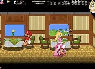 Peach's Untold Tale: Train Scene Explodes with Big Tits Action!