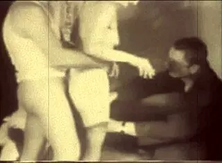 Vintage Granny Fanny In Retro Antique Setting