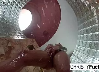 hot shower bts fun with christy dahlia and ivan 😏