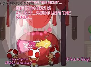 Peach's Untold Tale: Train Scene Explodes with Big Tits Action!