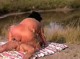 i had wild outdoor sex with a flexible bbw, doggystyle and facial