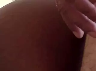 i bent over for interracial doggystyle creampie