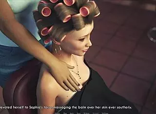 Wife And Stepmother Play A Seductive Game Together