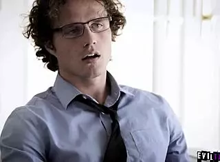 Petite Piper Perri visits boyfriend's place. She ends up in a wild orgy with his classmates.