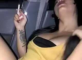Colombian Babe Calls Friend For Public Smoking And Hardcore Fucking