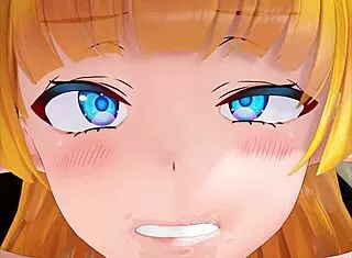 Elf Girl Gets Ass Fucked and Cummed in MMD Hentai Anime