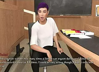 being a dik chick route 15: blonde with big tits and ass in 3d