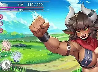 Minos-chan conquest in otherworld rock-paper-scissors hero