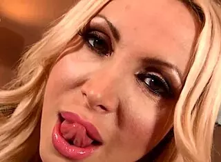 i love how nikki benz gives that sloppy blowjob for her birthday facial