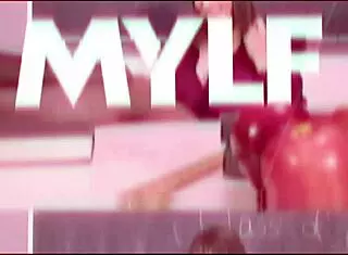 Redhead mylf strips in yoga pants for anal