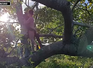 Sexy Wife Riding Monster Cock Fucking Assfucking Anal Slut With Big Black Cock In Amazon Forest