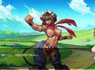 Minos-chan conquest in otherworld rock-paper-scissors hero