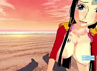 Hey, check out this One Piece Boa Hancock POV hentai game! 😍