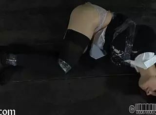 The Anal Castigation Session Ends with Intense Squirting