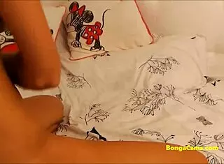 I'm the hot brunette masturbating to orgasm with my toys