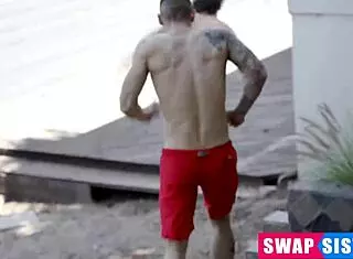 Guys Swap Stepsisters For Naughty Hardcore Foursome