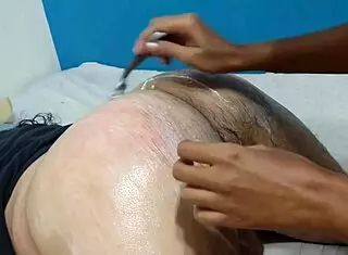 Preparing my ass for inversion with a hot babe! Getting ready to fuck hard!