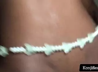 Horny Tutor Engages in Intense Fucking with Horny Coursemate, Featuring Monster Cock and Blowjob.