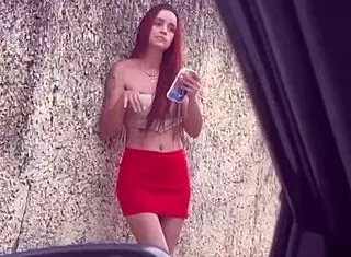 Asking Directions From A Girl At The Bus Stop