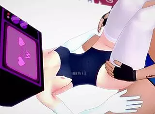 TV woman in bikini at Skibidi Toilet