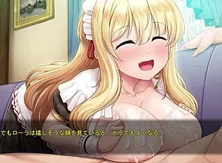 Lauretta gives her fiance a paizuri in this hentai anime 😍