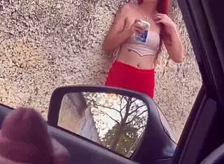 Asking Directions From A Girl At The Bus Stop