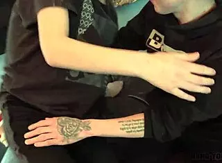 i watched two tattooed twinks fuck bareback on my bed with blowjobs