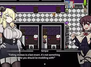 i bound the corporate succubus and fingered her in the game