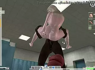 Footjob leads to intense anal cumshot