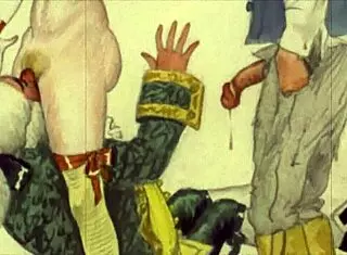 Discover the beauty of vintage erotic art in these antique cartoons!