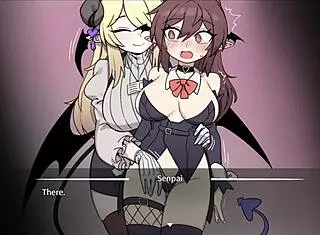 i bound the corporate succubus and fingered her in the game