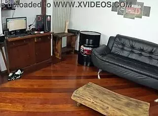 blonde liberal behind cameras in ted's mansion.