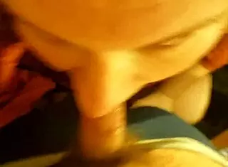 my horney wife is suckin my dick so good