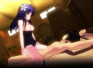 want to play bandage games with this 3d hentai teen?