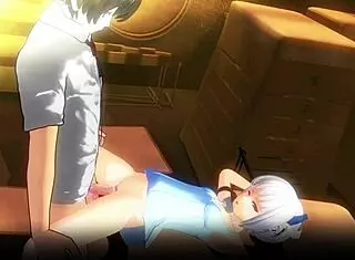 want to play bandage games with this 3d hentai teen?