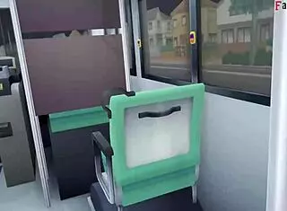 airi akizuki in wild pov bus fantasy with cute blonde