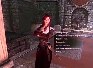 Redhead Goth Mistress Dives Into Old Man's Pussy