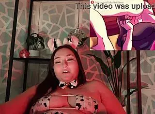 anime hentai prostitute reacts to cum facial scene