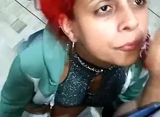 cuckold milf at the bar masturbates while watching old man cumshot