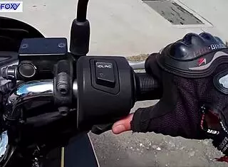 risky fast blowjob in public road toilet