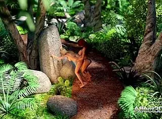 jungle fever got me wild with 3d futanari!