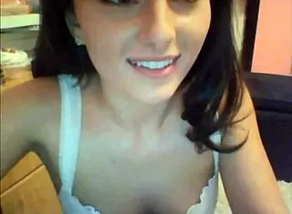 sexy college girl strip teases on cam