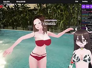 Hot tub simulator: experience being a streamer in jacuzzi