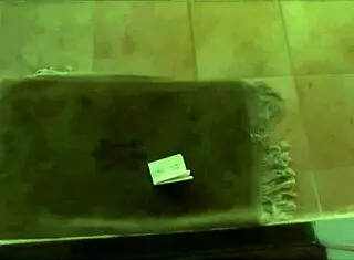 blonde enters bdsm mansion to suck cocks through glory hole